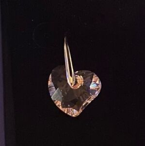 Swarovski Pink Heart Earrings